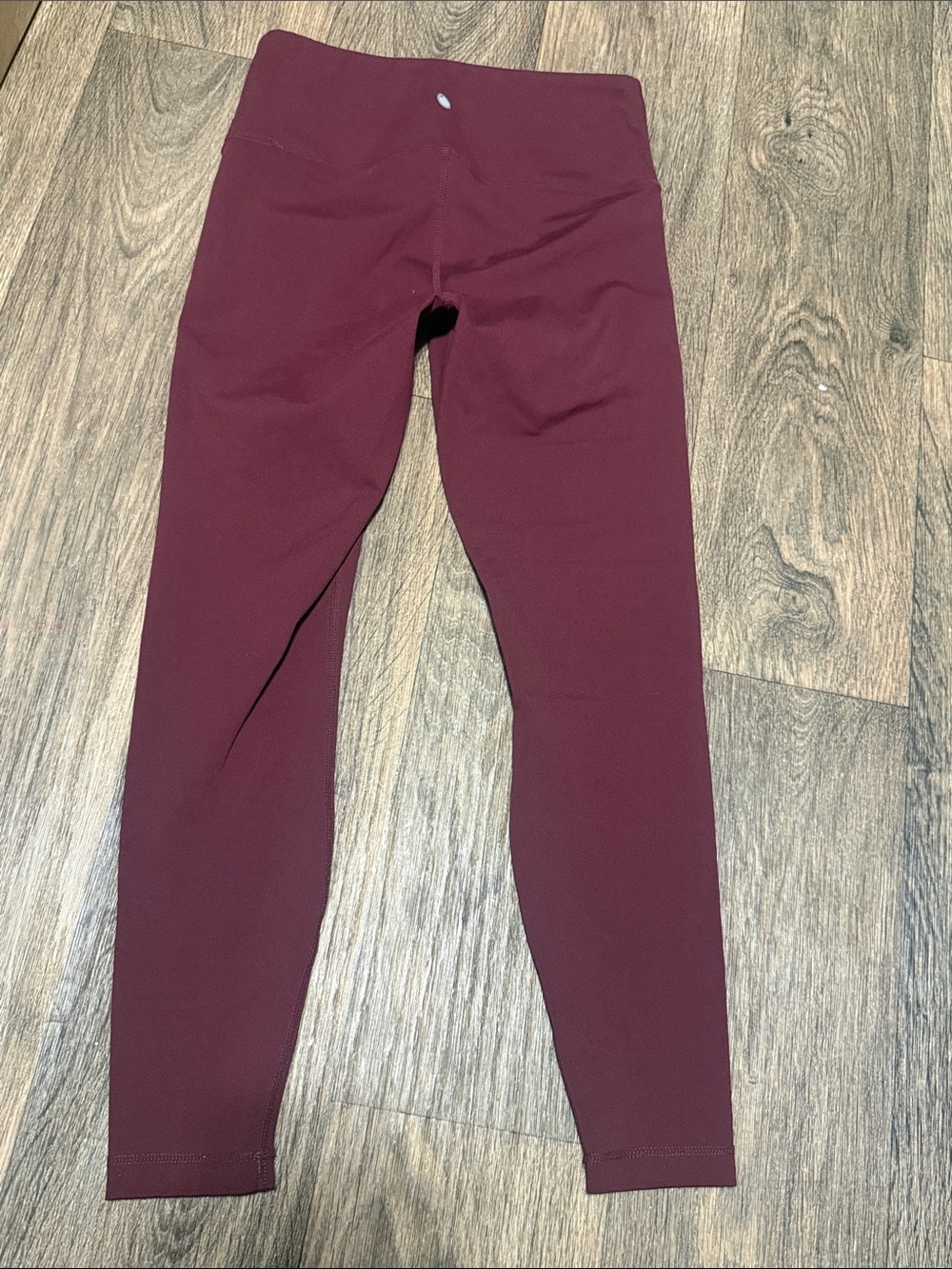 Burgundy Active Leggings